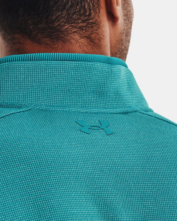 Men's UA Storm SweaterFleece ½ Zip, Blue, pdpMainDesktop image number 3